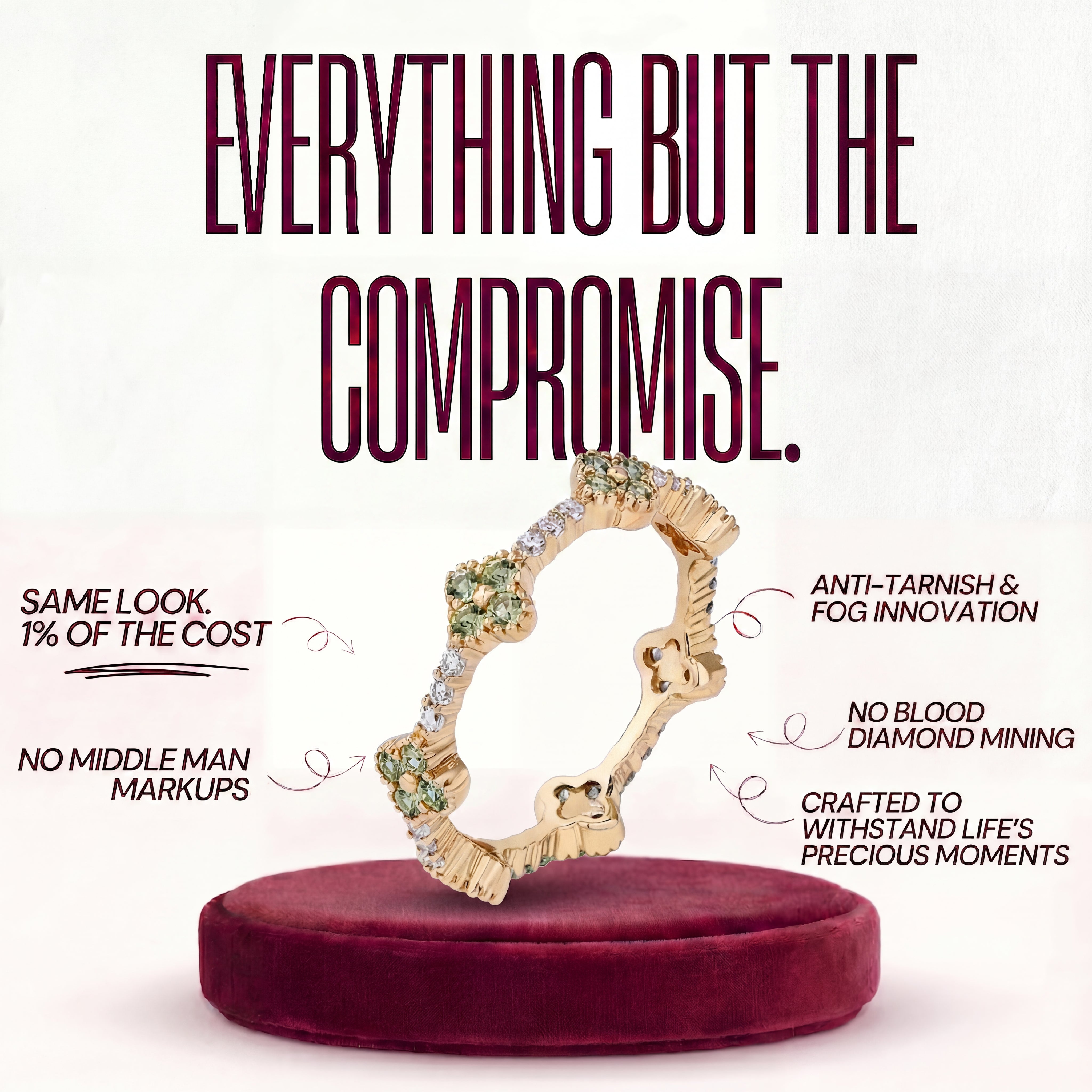 Everbloom Moissanite ring