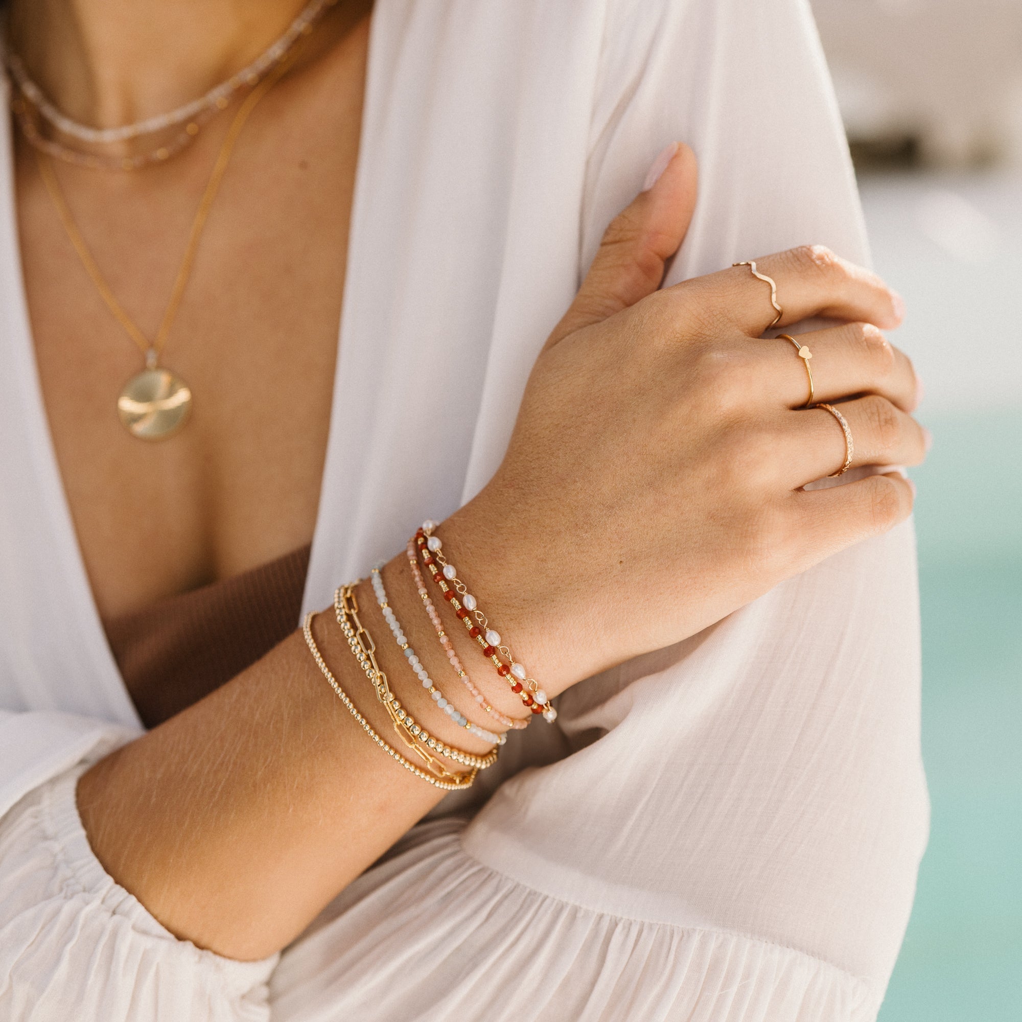 Pearl Chain Bracelet | Simple & Dainty Jewelry