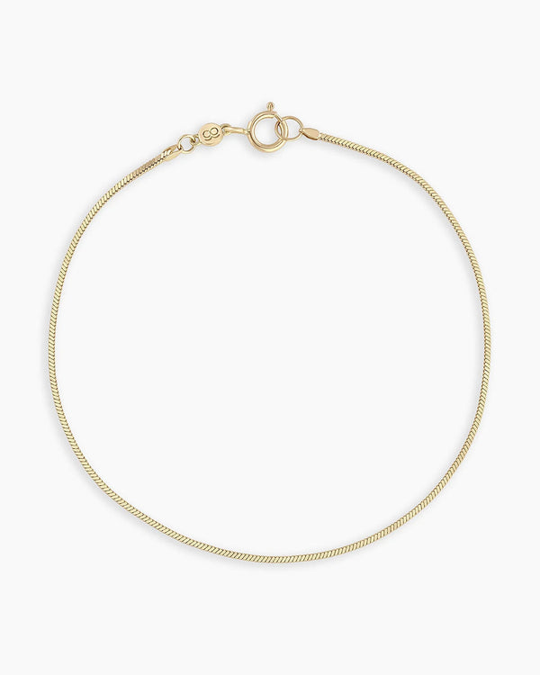 Micro Mini Venice Bracelet  || option::14k Solid Gold, 6.5 in.