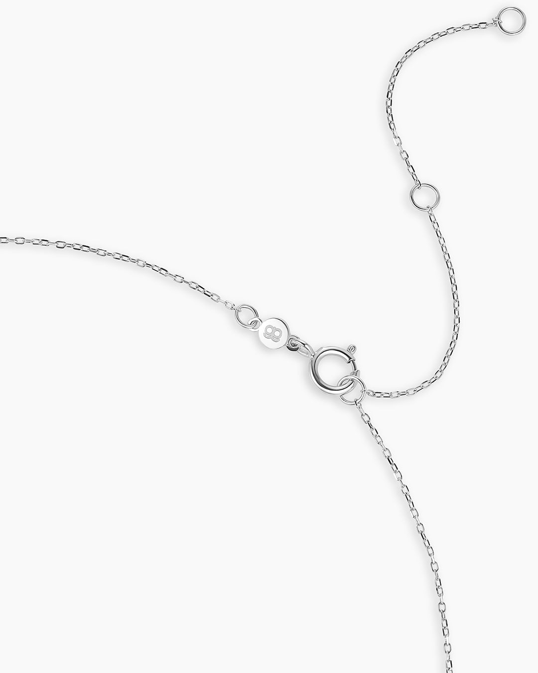 14k Gold Basic Chain || option::14k Solid White Gold