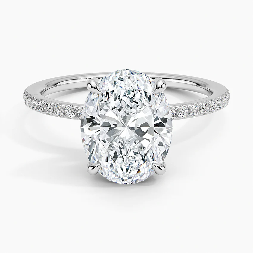 Hanna Oval Cut Moissanite Ring