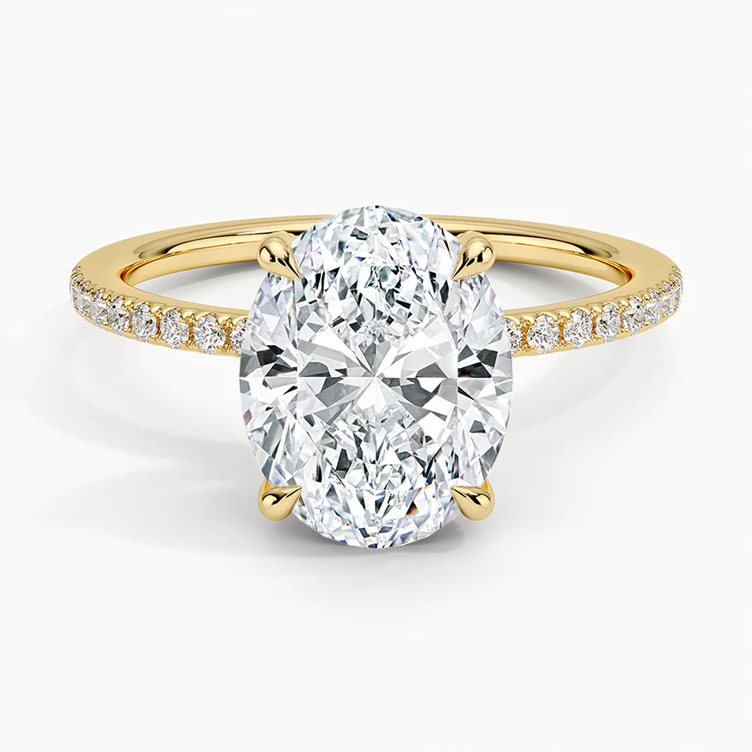 Hanna Oval Cut Moissanite Ring