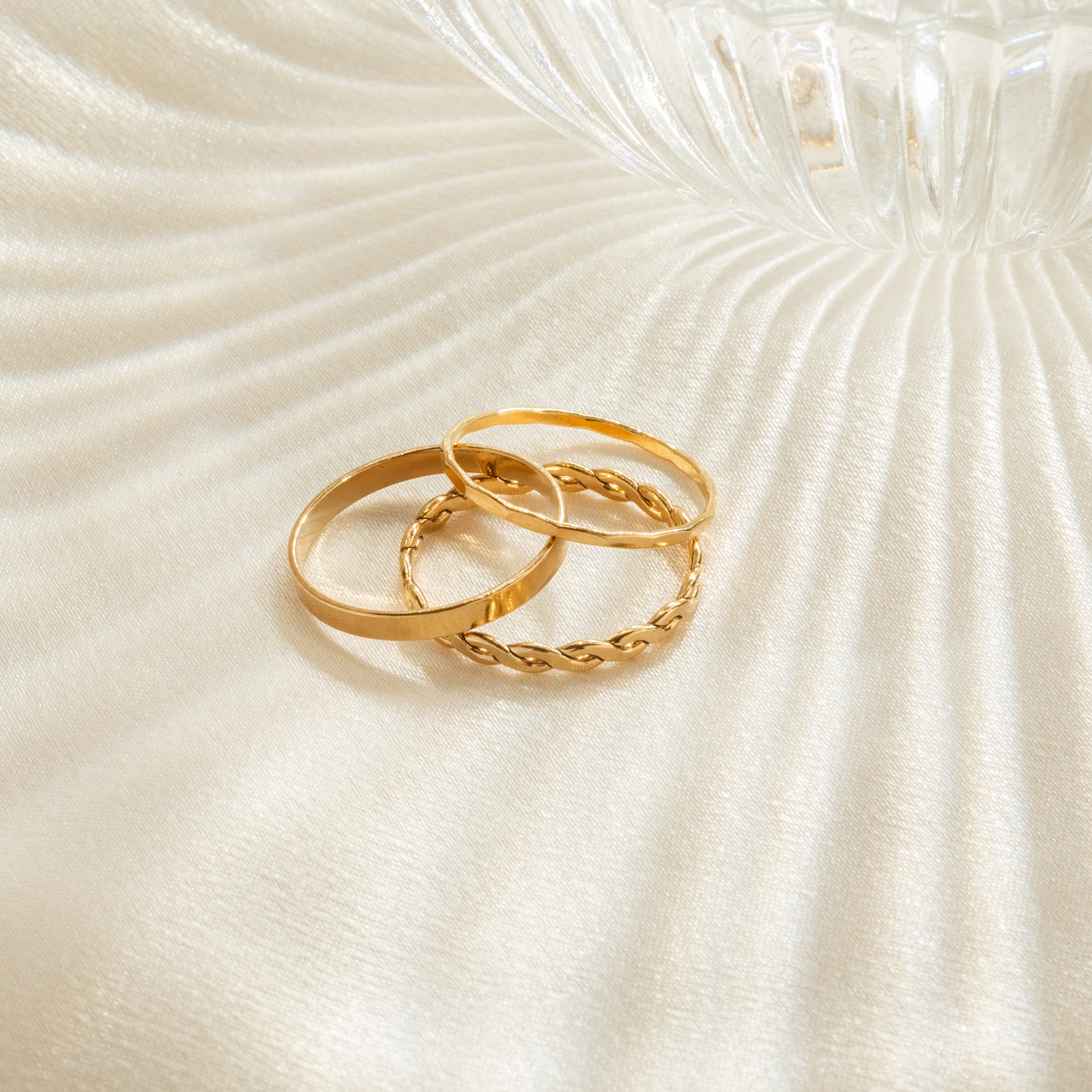 Dapped Stacking Ring | Simple & Dainty Jewelry