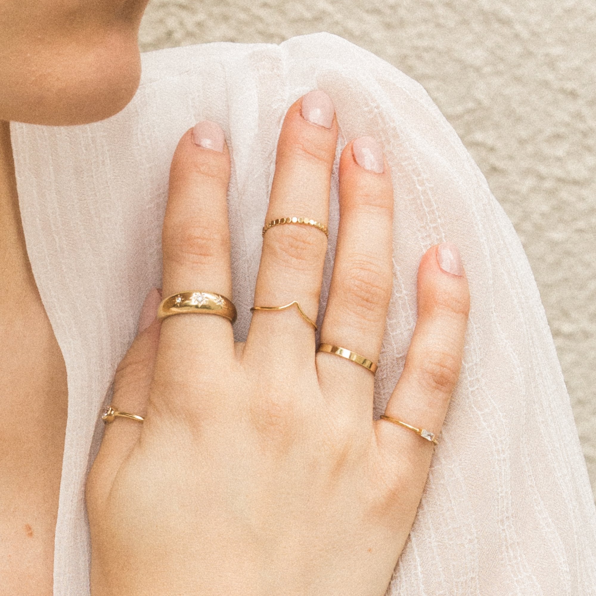 Chevron Ring by Simple & Dainty Jewelry
