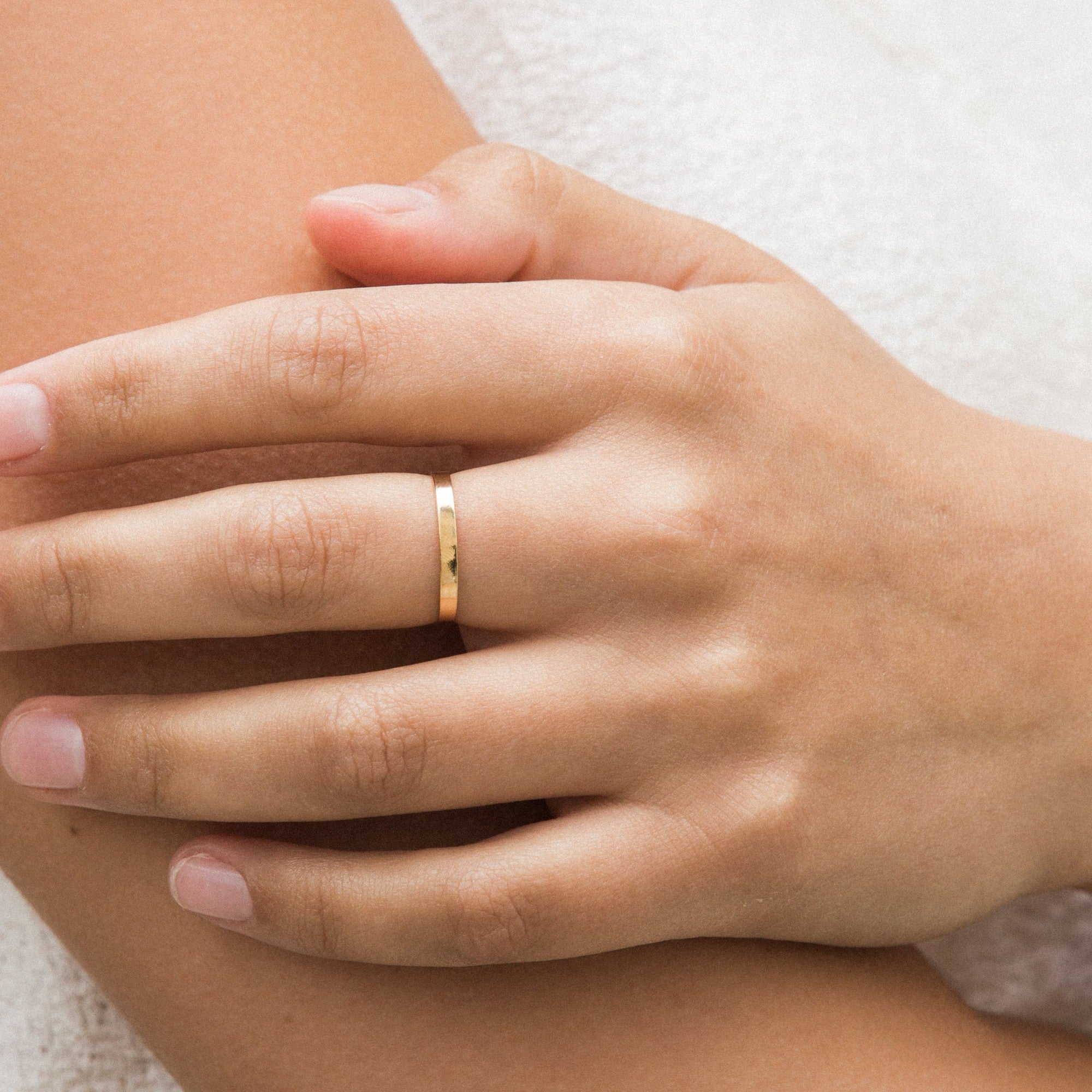 Flat Band Ring | Simple & Dainty Jewelry