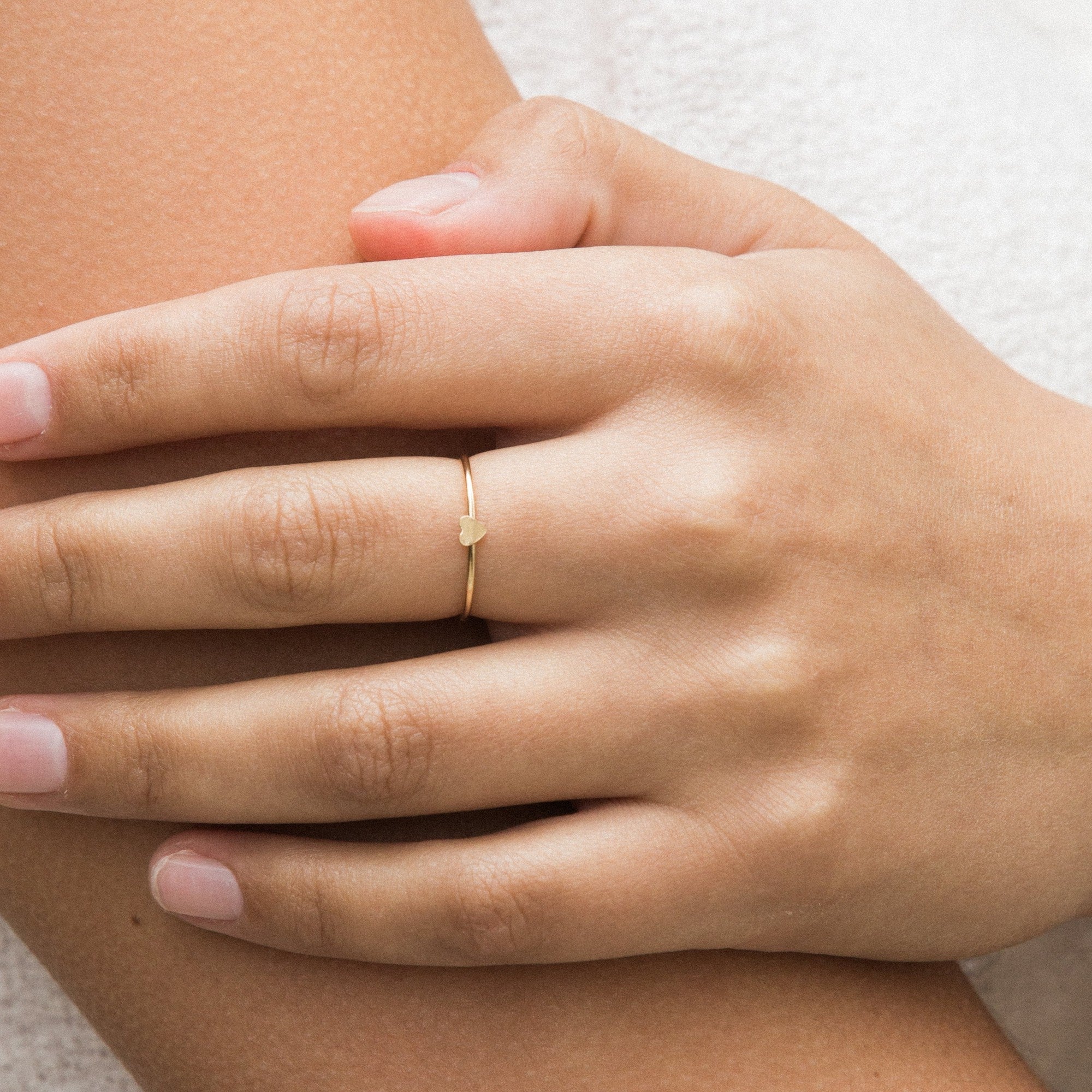 Heart Stacking Ring | Simple & Dainty Jewelry