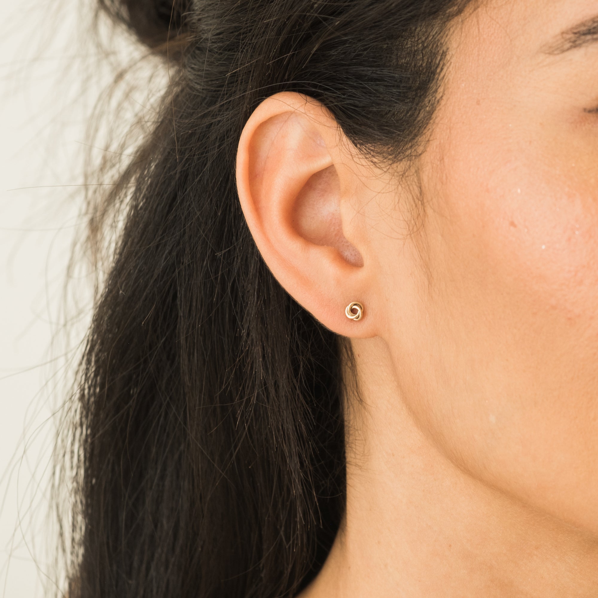 Love Knot Stud Earrings | Simple & Dainty Jewelry