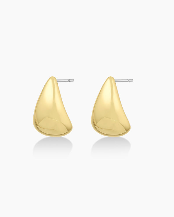 Banks Earrings || option::18k Gold Plated