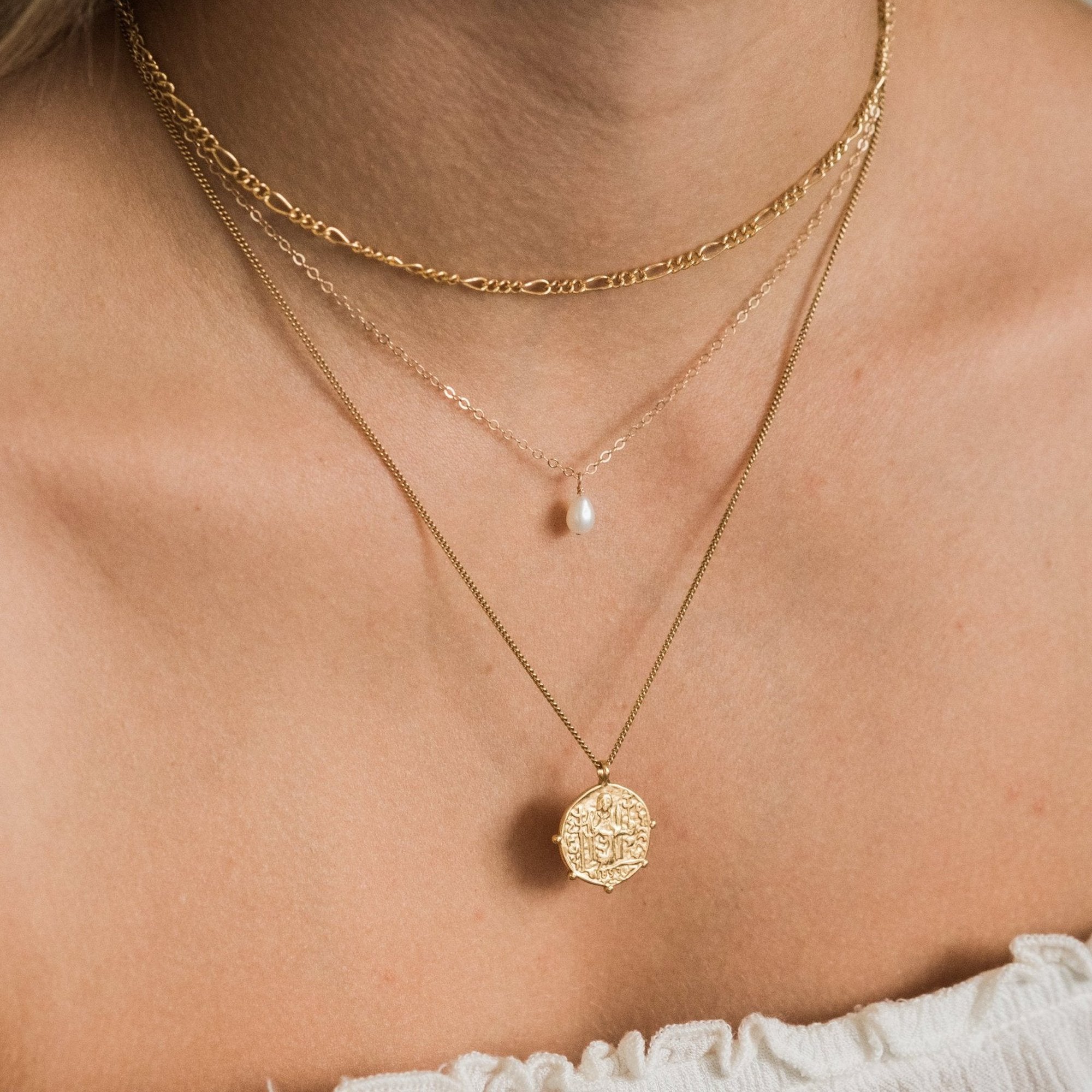 Pearl Drop Necklace | Simple & Dainty