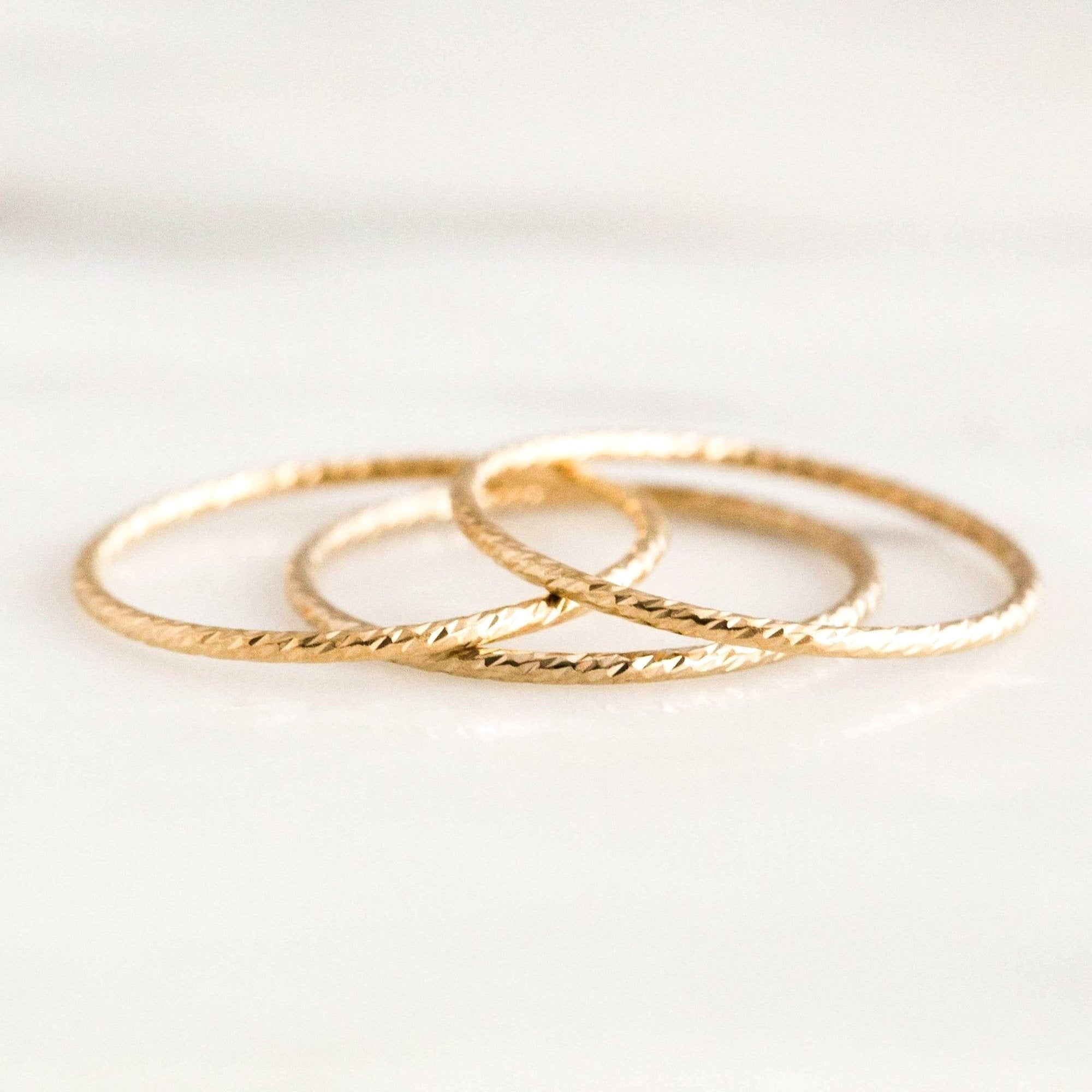 Sparkle Stacking Ring by Simple & Dainty Jewelry