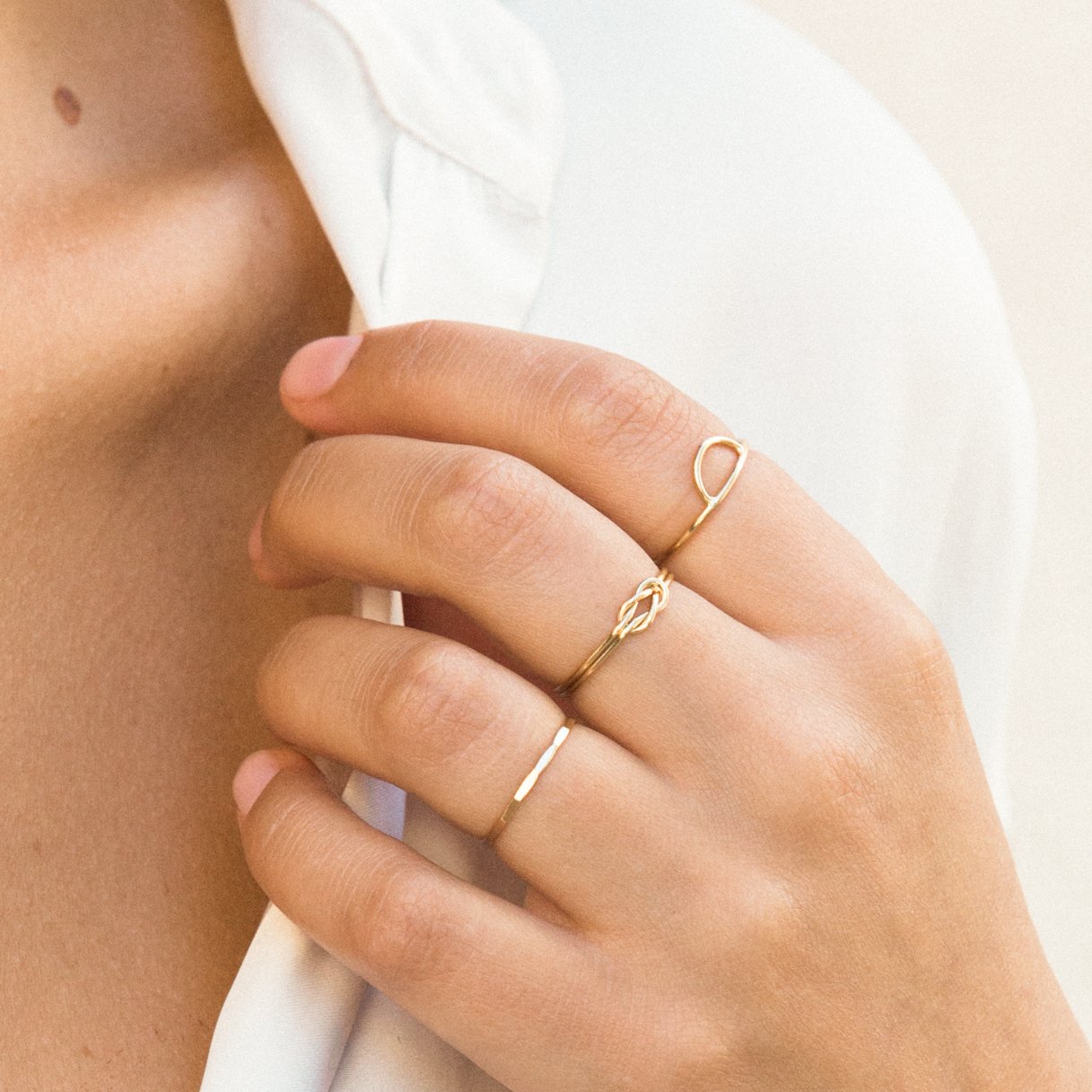 Square Knot Ring | Simple & Dainty