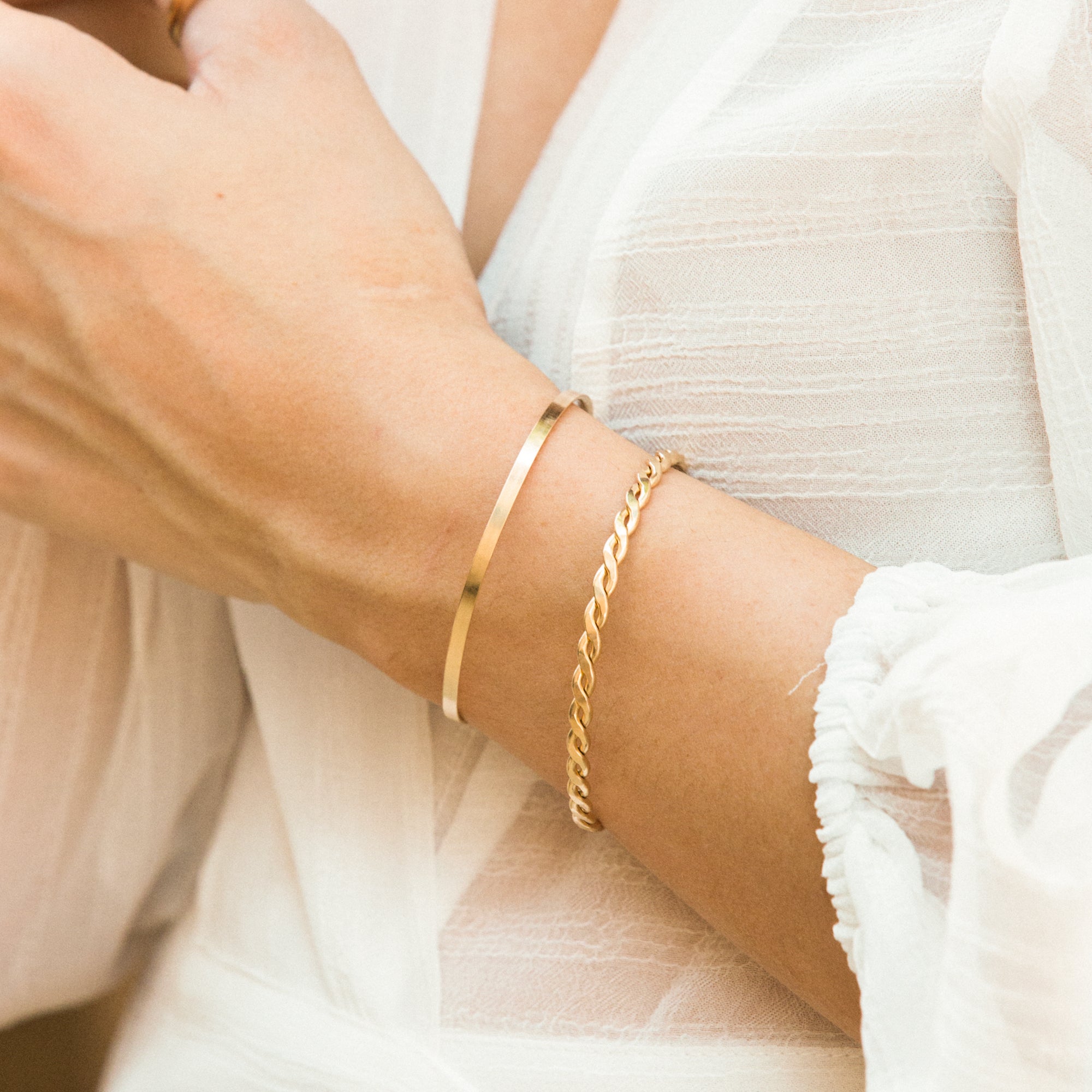 Twist Cuff Bracelet | Simple & Dainty Jewelry
