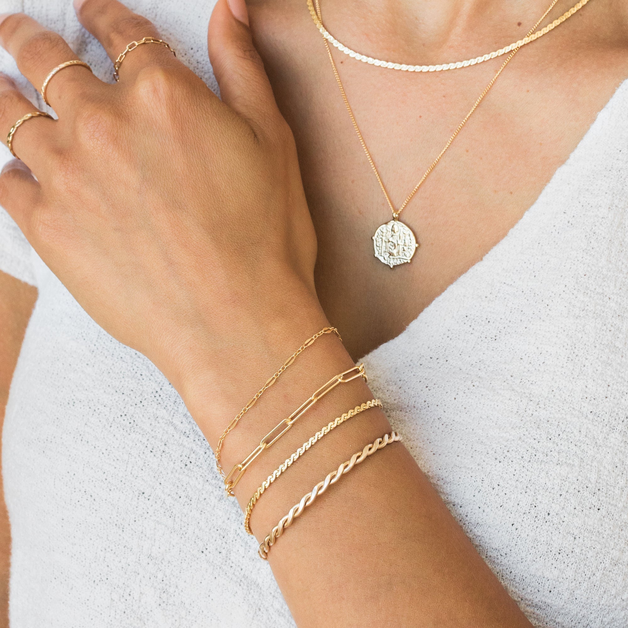 Twist Cuff Bracelet | Simple & Dainty Jewelry