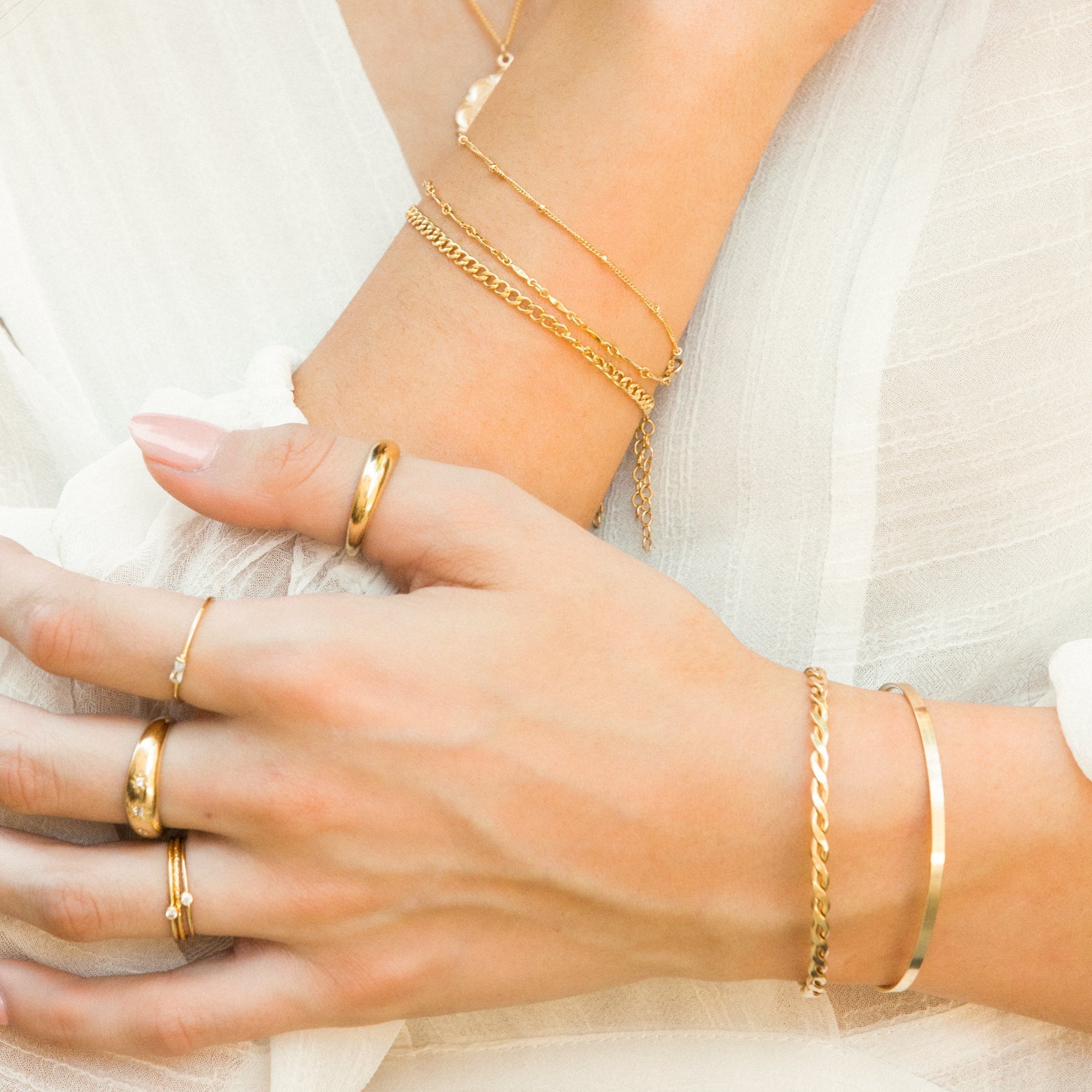 Twist Cuff Bracelet | Simple & Dainty Jewelry